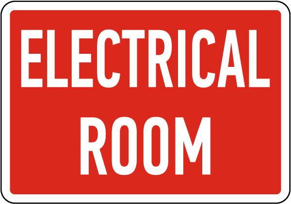 Electrical Room Sign