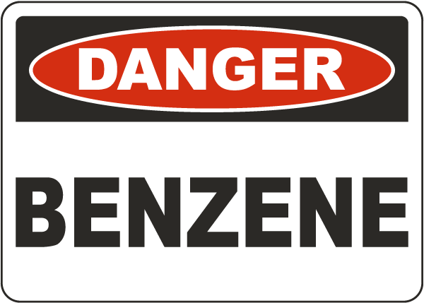 Danger Benzene Sign