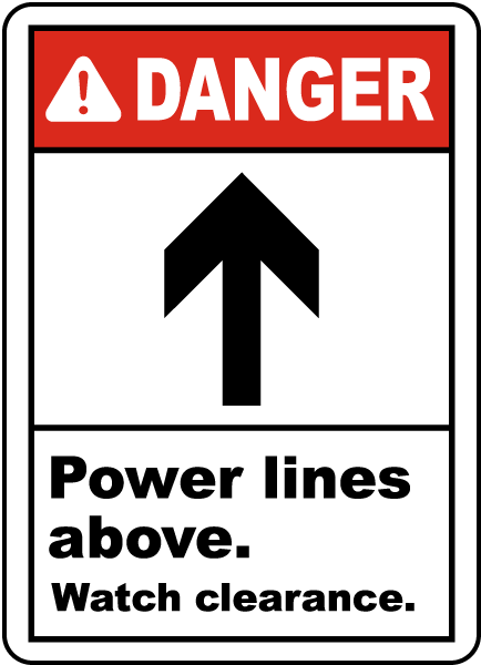 Power Lines Above Sign